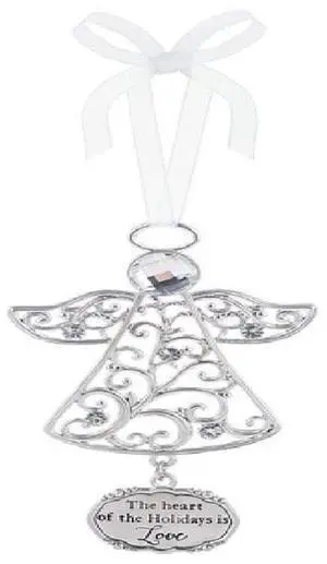 Ganz Hanging Ornament - The heart of the Holiday is Love Ganz Hanging Ornament - The heart of the Holiday is Love