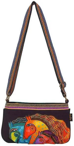 Laurel Burch Tres Caballos Horses Crossbody Bag, 7 Laurel Burch Tres Caballos Horses Crossbody Bag, 7