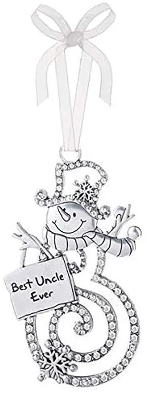 Ganz Ornament - Best Uncle Ever - Silver Ganz Ornament - Best Uncle Ever - Silver