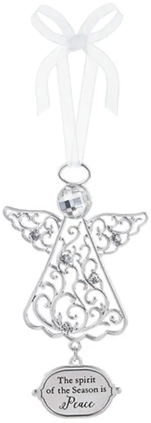 Ganz Hanging Ornament - Spirit Of Season Is Peace Ganz Hanging Ornament - Spirit Of Season Is Peace
