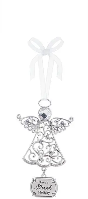 Ganz Hanging Ornament - Have A Blessed Holiday Ganz Hanging Ornament - Have A Blessed Holiday