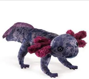 Folkmanis Black Axolotl Finger Puppet, 8.5" Folkmanis Black Axolotl Finger Puppet, 8.5"
