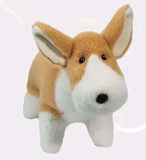 Douglas Toys Carl Corgi Dog Muzzle Plush Stuffed Animal Toy, Large, 10" long Douglas Toys Carl Corgi Dog Muzzle Plush Stuffed Animal Toy, Large, 10" long