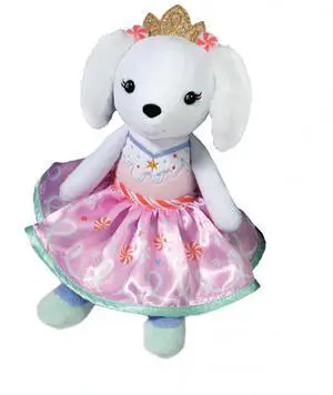 Douglas Toys Peppermint Nutcracker Princess Pup Plush Stuffed Animal Toy, 8" Douglas Toys Peppermint Nutcracker Princess Pup Plush Stuffed Animal Toy, 8"