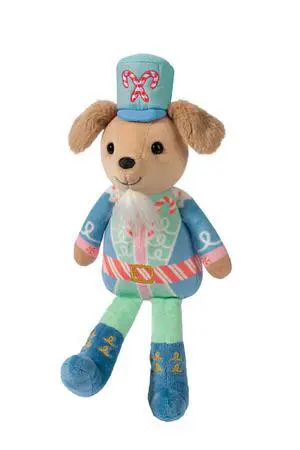 Douglas Toys Peppermint Nutcracker Prince Pup Plush Stuffed Animal Toy, 8" Douglas Toys Peppermint Nutcracker Prince Pup Plush Stuffed Animal Toy, 8"