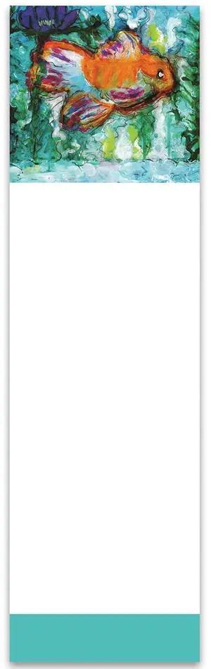 Primitives by Kathy - Colorful Orange Goldfish List Pad Primitives by Kathy - Colorful Orange Goldfish List Pad