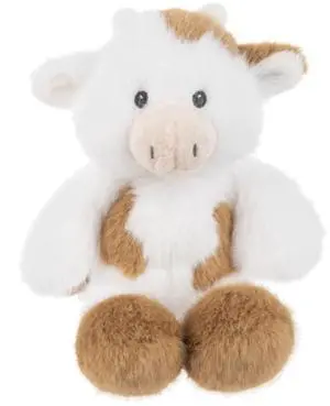 Ganz Sweetlings Brown and White Spotted Cow Plush Stuffed Animal Toy, 7" Ganz Sweetlings Brown and White Spotted Cow Plush Stuffed Animal Toy, 7"