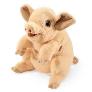 Folkmanis Sitting Piggy Hand Puppet Folkmanis Sitting Piggy Hand Puppet