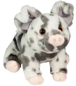 Douglas Zoinkie Soft Spotted Pig Softie Plush Stuffed Animal, 8" Douglas Zoinkie Soft Spotted Pig Softie Plush Stuffed Animal, 8"