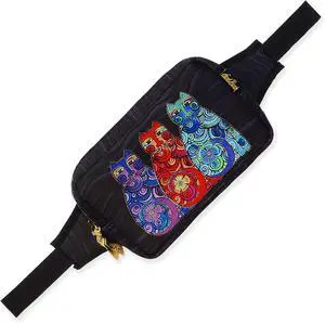 Sun'N'Sand Laurel Burch Neoprene Body Wrap and Belt Bag- Olas De Colores, 3 Cats Sun'N'Sand Laurel Burch Neoprene Body Wrap and Belt Bag- Olas De Colores, 3 Cats