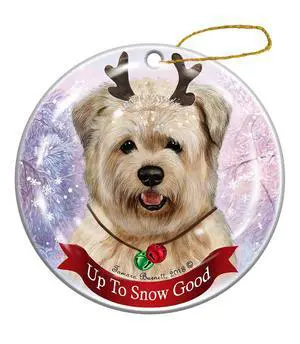 Holiday Pet Gifts Glen of Imal Terrier White Dog Porcelain Christmas Ornament Holiday Pet Gifts Glen of Imal Terrier White Dog Porcelain Christmas Ornament