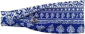 Calla Button Headband for Comfortable Wearing of Face Masks - Royal Blue Vintage Calla Button Headband for Comfortable Wearing of Face Masks - Royal Blue Vintage