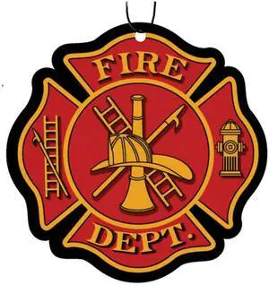 Spoontiques Firefighter Maltese Cross Air Freshener (3-Pack) Spoontiques Firefighter Maltese Cross Air Freshener (3-Pack)