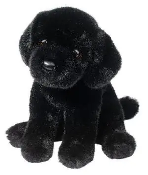 Douglas Toys Ford Black Lab Plush Stuffed Animal Toy, 9" sitting Douglas Toys Ford Black Lab Plush Stuffed Animal Toy, 9" sitting