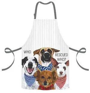 Paperproducts Design Apron Who Rescued Who? Dogs Paperproducts Design Apron Who Rescued Who? Dogs
