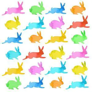 Paper Products Design, Napkin Beverage Aquarell Bunnies, 20 count Paper Products Design, Napkin Beverage Aquarell Bunnies, 20 count
