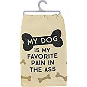 Primitives by Kathy Pet Love Cotton Dish Towel (My Dog is My Favorite Pain) Primitives by Kathy Pet Love Cotton Dish Towel (My Dog is My Favorite Pain)