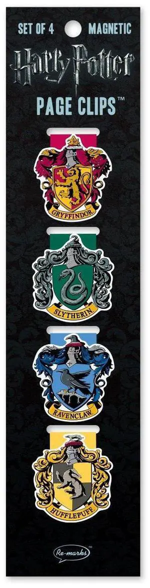 Re-marks Harry Potter Crests for Hogwarts Houses Magnetic Page Clips Re-marks Harry Potter Crests for Hogwarts Houses Magnetic Page Clips