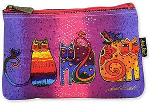 Laurel Burch Feline Cats Minis Cosmetic Bag (Multi/Red E) Laurel Burch Feline Cats Minis Cosmetic Bag (Multi/Red E)