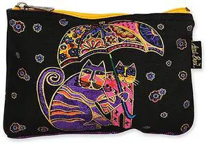 Laurel Burch Feline Cats Minis Cosmetic Bag (Black/Yellow C) Laurel Burch Feline Cats Minis Cosmetic Bag (Black/Yellow C)