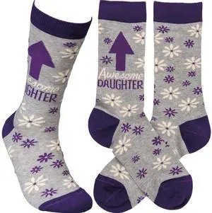 Primitives By Kathy Socks - Awesome Daughter Primitives By Kathy Socks - Awesome Daughter