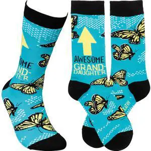 Primitives By Kathy Socks - Awesome Granddaughter Primitives By Kathy Socks - Awesome Granddaughter