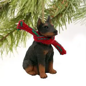 Conversation Concepts Doberman Pinscher Red w/Cropped Ears Original Ornament Conversation Concepts Doberman Pinscher Red w/Cropped Ears Original Ornament