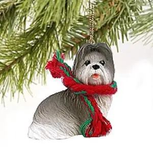 Conversation Concepts Shih Tzu Gray Original Ornament Conversation Concepts Shih Tzu Gray Original Ornament