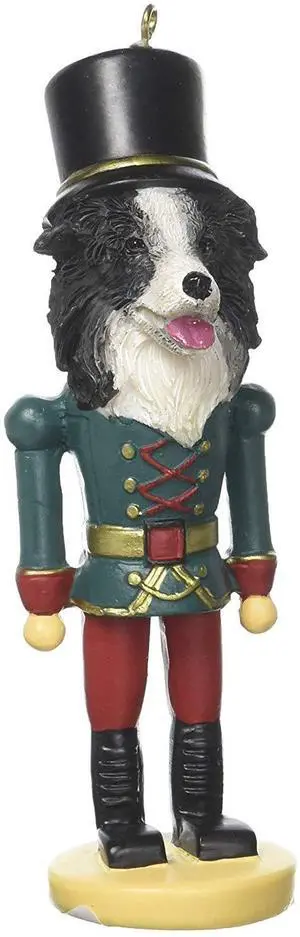 E & S Pets 35358-5 Border Collie Nutcracker Soldier Dogs Ornament E & S Pets 35358-5 Border Collie Nutcracker Soldier Dogs Ornament
