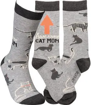 Primitives By Kathy Socks - Awesome Cat Mom Primitives By Kathy Socks - Awesome Cat Mom