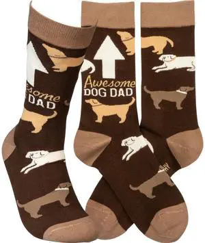 Primitives By Kathy Socks - Awesome Dog Dad Primitives By Kathy Socks - Awesome Dog Dad