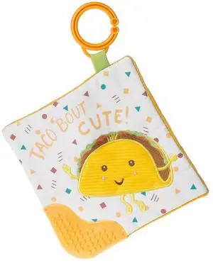 Mary Meyer Sweet Soothie Crinkle Teether Toy and Squeaker, 6 x 6" Taco Bout Cute Mary Meyer Sweet Soothie Crinkle Teether Toy and Squeaker, 6 x 6" Taco Bout Cute