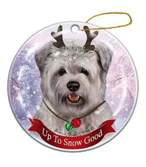 Holiday Pet Gifts Glen of Imal Terrier Blue Dog Porcelain Christmas Ornament Holiday Pet Gifts Glen of Imal Terrier Blue Dog Porcelain Christmas Ornament