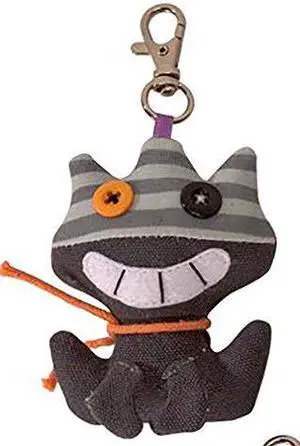 Halloween Gray Cat Backpack Clip 4" by Gund Halloween Gray Cat Backpack Clip 4" by Gund