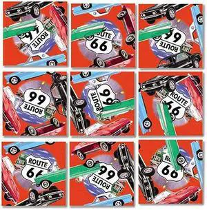 B Dazzle Classic Cars Scramble Squares 9 Piece Puzzle B Dazzle Classic Cars Scramble Squares 9 Piece Puzzle