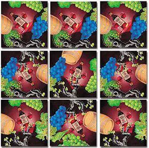B Dazzle Vin Vino Wein Wine Scramble Squares 9 Piece Puzzle B Dazzle Vin Vino Wein Wine Scramble Squares 9 Piece Puzzle