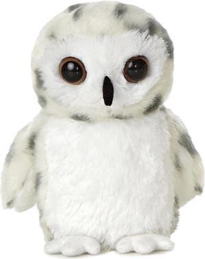 Aurora® - Small White Mini Flopsie - 8" Snowy Owl - Adorable Stuffed Animal