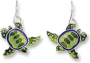 Paul Brent Silver Plated LittleTurtle Dangle Earrings 21-44-Z1 Paul Brent Silver Plated LittleTurtle Dangle Earrings 21-44-Z1
