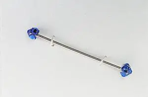 Finishing Touch Crystal Collar Bar - Sapphire/rhodium Finishing Touch Crystal Collar Bar - Sapphire/rhodium