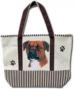 ES Pets 68575-165 Staffordshire Bull Terrier Heavy Duty Canvas Tote Bag ES Pets 68575-165 Staffordshire Bull Terrier Heavy Duty Canvas Tote Bag