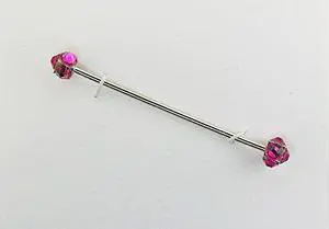 Finishing Touch Crystal Collar Bar - Fuschia/rhodium Finishing Touch Crystal Collar Bar - Fuschia/rhodium