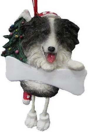 E&S Pets 35356-5 Border Collie Dangling Dogs Ornament E&S Pets 35356-5 Border Collie Dangling Dogs Ornament