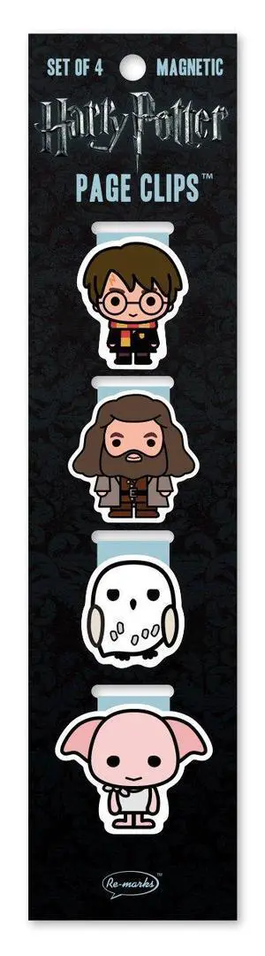 Re-marks Harry Potter Chibi Hogwarts Magnetic Page Clips Re-marks Harry Potter Chibi Hogwarts Magnetic Page Clips