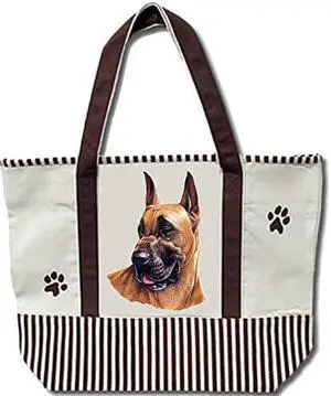 Great Dane Pet Heavy Duty Canvas Shopping Tote Great Dane Pet Heavy Duty Canvas Shopping Tote