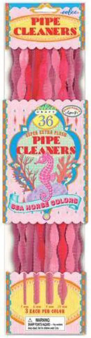 eeBoo Pipe Cleaners Craft Kit- Pink and Rose, Sea Horse eeBoo Pipe Cleaners Craft Kit- Pink and Rose, Sea Horse