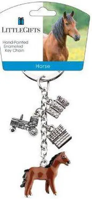LittleGifts Key Chain, Horse Farm Animal LittleGifts Key Chain, Horse Farm Animal