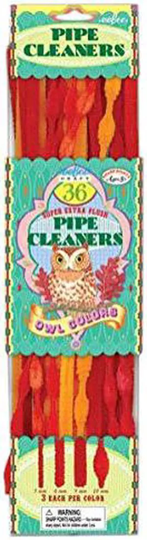 eeBoo Owl Orange and Red Pipe Cleaners Craft Kit eeBoo Owl Orange and Red Pipe Cleaners Craft Kit