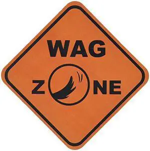 LittleGifts Wag Zone Car Magnet LittleGifts Wag Zone Car Magnet