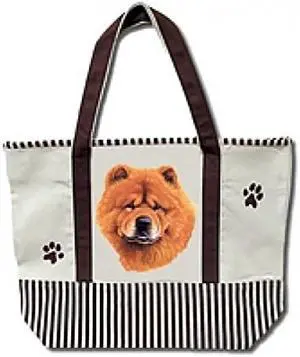 ES Pets 68575-12 Chow Chow Heavy Duty Canvas Tote Bag ES Pets 68575-12 Chow Chow Heavy Duty Canvas Tote Bag