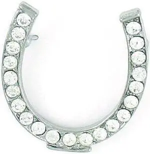 Finishing Touch Horseshoe Pin w/ Rhinestones Finishing Touch Horseshoe Pin w/ Rhinestones